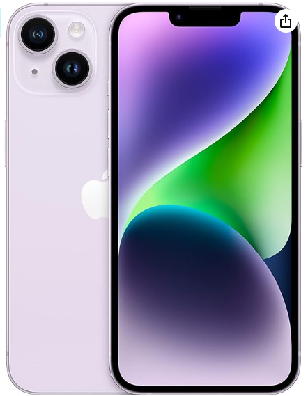 Sumérgete en la elegancia y rendimiento renovado del Apple iPhone 14. En púrpura y con 256GB de almacenamiento, este dispositivo renovado premium es la elección perfecta para los amantes de la marca. Confianza respaldada por Amazon Renewed para un regalo sin preocupaciones.