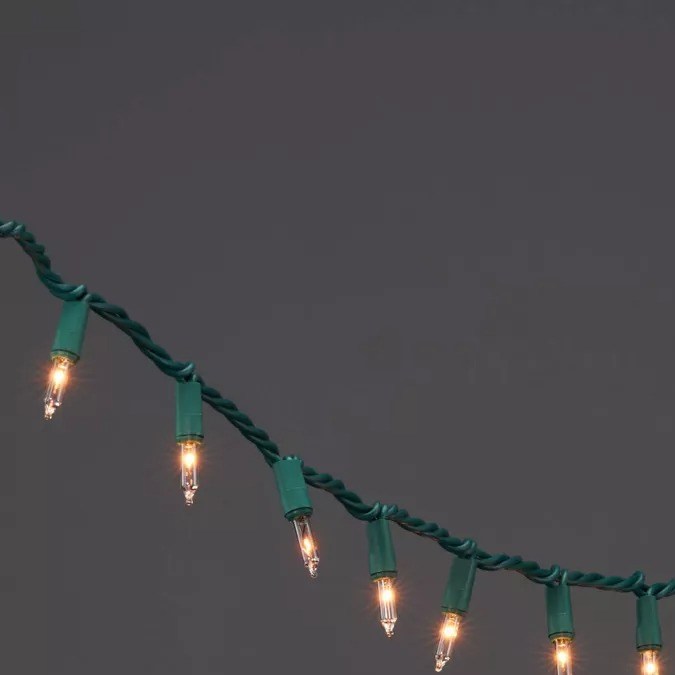 Luces amarillas decorativas para Navidad