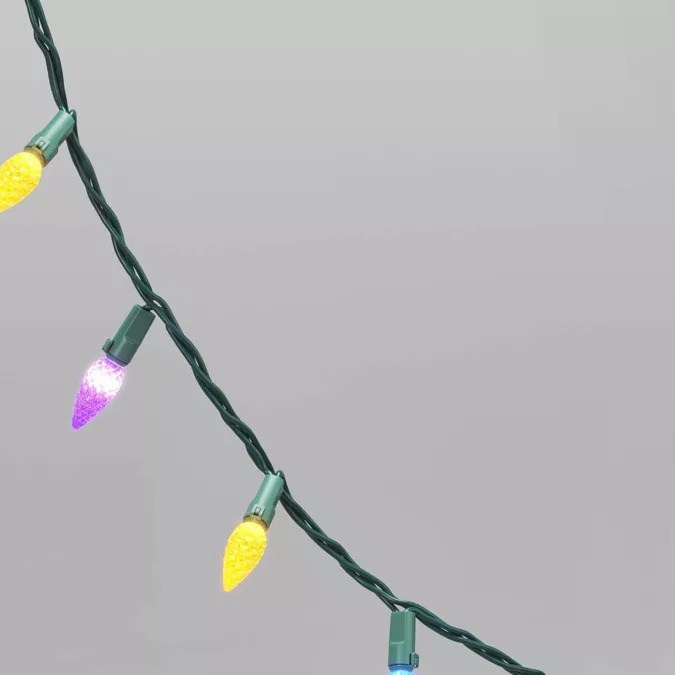 Luces de colores para decorar en Navidad