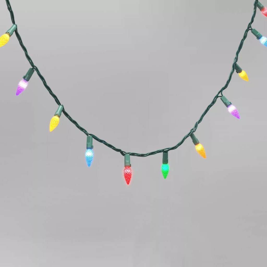 Luces de colores para decorar en Navidad