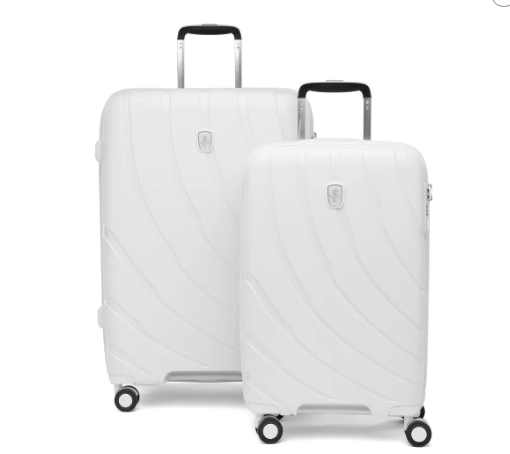 Viaja con estilo y ahorra con el juego de maletas Atlantic® de 2 piezas, ahora a $297.49 en Target. Con un descuento del 15%, estas maletas combinan funcionalidad y elegancia. ¡Sé el primero en tenerlas y ahorra $52.50 al comprar en línea!