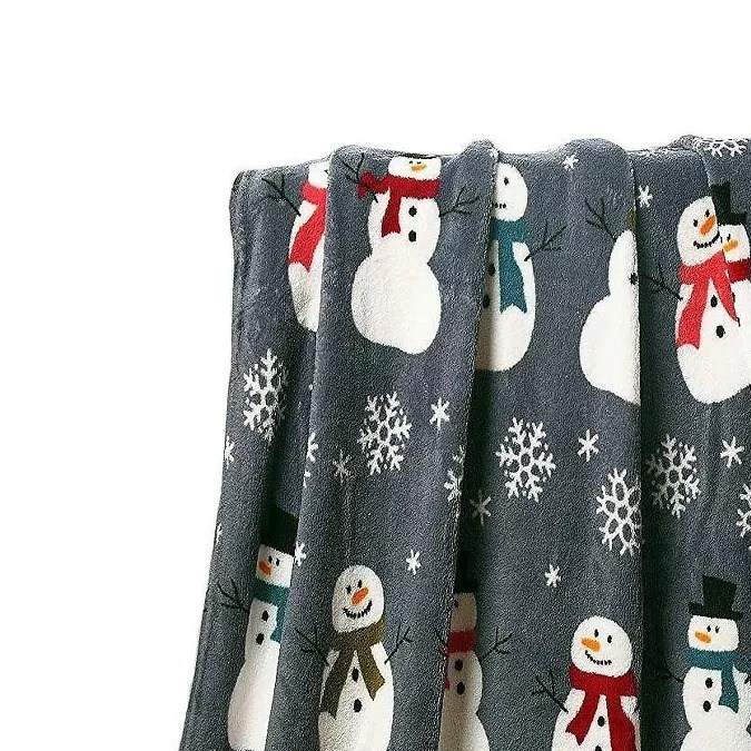 Manta navideña para decorar los muebles de la casa