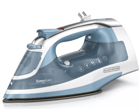 La BLACK+DECKER Gris ofrece un rendimiento excepcional. Su salida de vapor potente y su suela de cerámica antiadherente hacen que planchar sea una tarea fácil. Además, el cable retráctil simplifica el almacenamiento. ¡Haz del planchado una tarea rápida y sin complicaciones con esta opción de confianza!