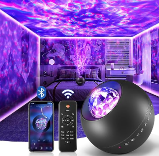 Transforma cualquier espacio en un rincón mágico con el proyector de galaxia de One Fire. Con luz de galaxia, temporizador remoto y música Bluetooth, este regalo crea una experiencia celestial para adolescentes y adultos.