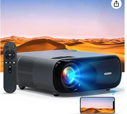 Transforma cualquier lugar en tu cine con el Proyector NexiGo PJ40. Resolución nativa 1080P, compatible con 4K y pantalla de 300 pulgadas. ¡Ahorra 28%, solo US$251.98 para regalar experiencias cinematográficas únicas!