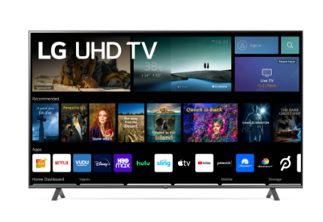 Sumérgete en imágenes nítidas y colores vibrantes con esta smart TV LG. Con 4K UHD y tecnología webOS, cada película y programa se convierten en una experiencia cinematográfica desde la comodidad de tu hogar.