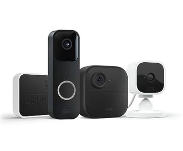 Mantén tu hogar seguro con el Lote Blink para todo el hogar. Este conjunto incluye el Video Doorbell, la cámara Outdoor 4 y la Mini, proporcionando video HD y detección de movimiento. Compatible con Alexa, el lote está disponible en la tienda de Blink por solo US$127.97, con un descuento del 40%.
