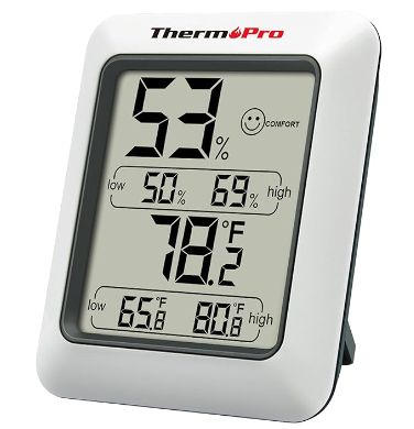 Controla el ambiente de tu hogar con precisión utilizando el Higrómetro de Interior Thermopro Tp50. Con una calificación de 4.6 estrellas y más de 134,000 calificaciones, este termómetro digital no solo es confiable sino también esencial para mantener un entorno cómodo y saludable.