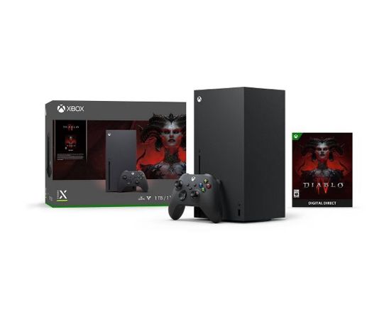 La Consola Xbox Series X - Paquete Diablo IV es el regalo perfecto para los entusiastas de los videojuegos. Con 52 reseñas y una calificación de 4.5 estrellas, esta consola de última generación está disponible por tiempo limitado a solo $399.00 en lugar de $559.99. ¡Ahorra $160.99 y regala horas de entretenimiento sin igual!