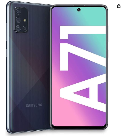Experimenta la potencia renovada con el Galaxy A71 totalmente desbloqueado y renovado. Con 128GB de almacenamiento y conectividad 5G, este dispositivo en cubo prisma negro ofrece un rendimiento confiable. Con una valoración de 4.1 estrellas, ahorra un 6% con un precio de US$154.95 y disfruta de devoluciones gratuitas.