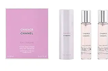 Chanel Chance Eau Tendre: Floración en movimiento. Este set de tres piezas ofrece una experiencia floral afrutada para llevar a cualquier parte.