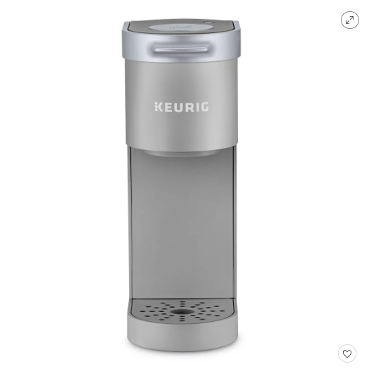 Haz que cada mañana sea especial con la Keurig K-Mini Single-Serve Coffee Maker. Esta cafetera, con 12,159 reseñas y una calificación de 4.1 estrellas, ofrece comodidad y calidad. Ahorra $30.00 (33% de descuento) al comprar en línea por $59.99. Elige el color gris y disfruta de un café delicioso cada día.