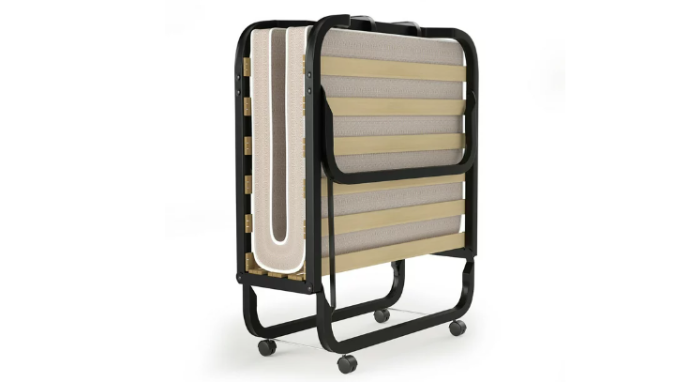 Disfruta del confort italiano en tu hogar con la Cama Plegable Gymax. ¡Ahorra $90.00 y dale a tus invitados una experiencia de descanso única!