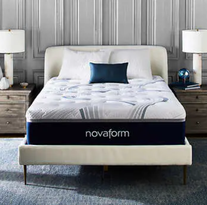 Experimenta el máximo confort con el colchón Novaform de 14 pulgadas. Su avanzada tecnología de espuma de memoria con gel garantiza un descanso óptimo. Con una calificación de 4.4 estrellas sobre 5 basada en 11,930 opiniones, este colchón ofrece soporte excepcional y frescura durante toda la noche.

