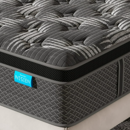 Sumérgete en el lujo del descanso con el Colchón Nisien Black. Ahorro de $50. Precio actual: $199.99.