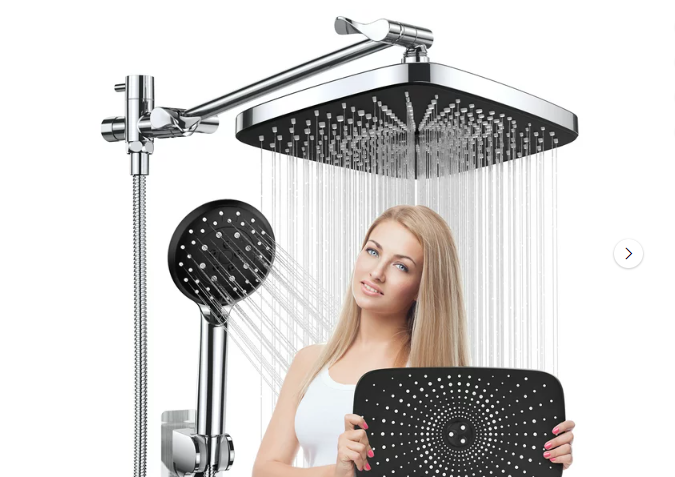 Transforma tu ducha con la regadera de alta presión. Con 4.8 estrellas basadas en 4113 reseñas, este cabezal de ducha de 12 pulgadas está disponible por $45.99. Ahorra $44.00 y experimenta un lujo diario en tu baño.

