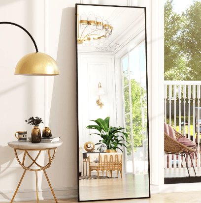 Dale un toque de elegancia a tu espacio con el espejo BEAUTYPEAK de cuerpo completo. Su diseño rectangular y elegante en negro lo convierte en una pieza imprescindible. ¡Adquiere este espejo por $55.00 y ahorra $84.99, una oferta única en Walmart!

