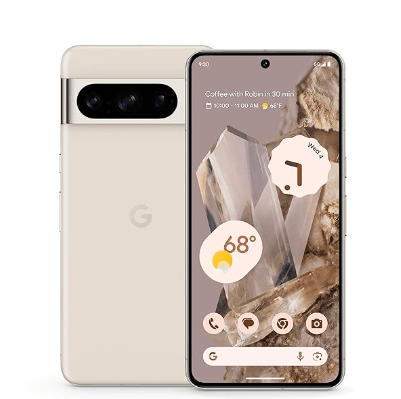 Sumérgete en la experiencia premium del Google Pixel 8 Pro. Con una pantalla Super Actua, una batería de 24 horas y una lente teleobjetivo, este smartphone desbloqueado redefine la fotografía móvil. Disponible en un elegante tono de porcelana y con 256GB de almacenamiento, el Pixel 8 Pro es la opción perfecta para quienes buscan lo mejor en tecnología.

