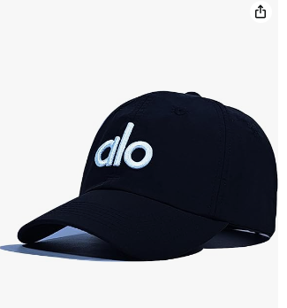Gorra alo negra para mujeres