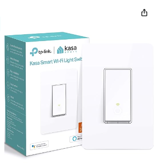 Domina la iluminación con el interruptor Kasa de TP-Link. WiFi, control remoto y fácil instalación.