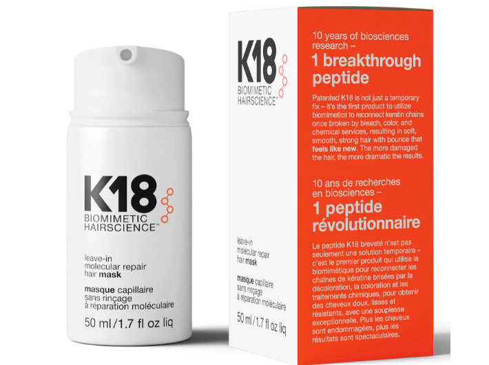 Cabello renovado en cada aplicación: La mascarilla K18 Biomimetic Hair Science es una obra maestra de la biomimética. Desarrollada después de más de 10 años de investigación, esta fórmula libre de sulfatos y parabenos utiliza un péptido bioactivo para reconectar las cadenas de queratina. Olvídate del frizz y recupera el brillo y la salud de tu cabello en un instante.