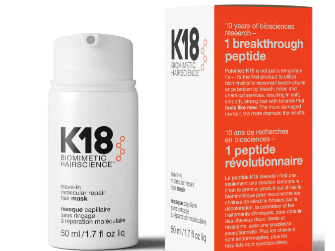 Cabello renovado en cada aplicación: La mascarilla K18 Biomimetic Hair Science es una obra maestra de la biomimética. Desarrollada después de más de 10 años de investigación, esta fórmula libre de sulfatos y parabenos utiliza un péptido bioactivo para reconectar las cadenas de queratina. Olvídate del frizz y recupera el brillo y la salud de tu cabello en un instante.