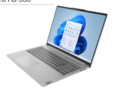 Experimenta la potencia y versatilidad con la laptop Lenovo IdeaPad Slim 5. Procesador AMD Ryzen 7 7730U, pantalla táctil de 16". Ahorra $200, ahora $599.99. Precio anterior $799.99.