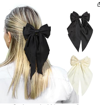 Eleva tu estilo con los lazos para el cabello de FOSROM, un dúo encantador en negro y blanco. Diseñados para mujeres y niñas, estos accesorios no solo adornan tu peinado, sino que también reflejan la calidad con una calificación de 4.7 estrellas. Con más de 600 compras el mes pasado, estos lazos no solo son populares, sino que también ofrecen entrega rápida y gratuita con Amazon Prime, asegurando un toque de elegancia sin esfuerzo. ¡Descubre la moda en cada detalle con FOSROM!