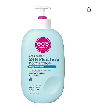 Descubre la suavidad sin fragancia con la Loción de eos. Absorción rápida y manteca de karité para una piel suave. ¡Hidratación efectiva por $8.98!

