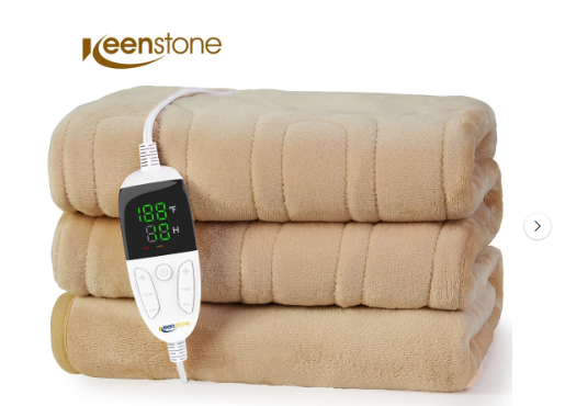 Sumérgete en la calidez y la comodidad con la Manta Eléctrica Twin de Keenstone. Con capas dobles de franela y lavable a máquina, esta manta ofrece un refugio acogedor en las noches frías. Ahorra $130.22: de $159.99 a solo $29.77. ¡Una oferta que no querrás perder!

