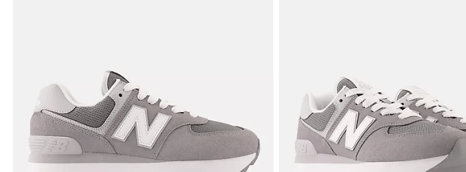 Descubre la exclusividad con los New Balance 574+. Por $99.99, este par para mujeres combina estilo y distinción. Con una calificación promedio de 4.6 estrellas basada en 79 reseñas, los 574+ en Shadow Grey con Rain Cloud y blanco son una declaración de moda única. Invier te en la elegancia asequible y haz que tu estilo destaque.