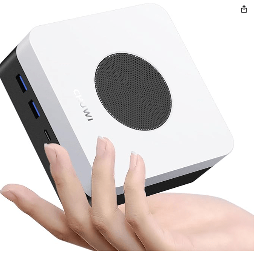 Potencia concentrada en tus manos: Chuwi LarkBox X, el mini PC con 12 GB de RAM y almacenamiento SSD de 512 GB. Rinde en grande, ocupa poco espacio.