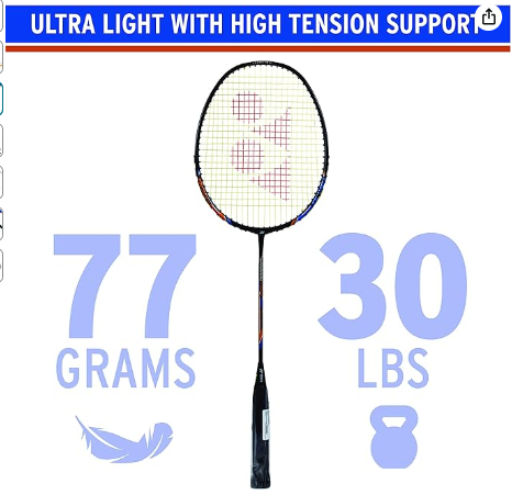 Sumérgete en el mundo del bádminton con la YONEX Nanoray 10F Hi-Flex, una raqueta que ha conquistado a la comunidad con sus 17,104 calificaciones y un precio irresistible de $44.85. Experimenta la excelencia en cada golpe y lleva tu juego al siguiente nivel.