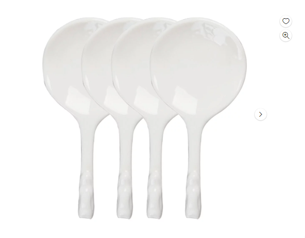 Añade un toque de elegancia a tus cenas con este juego de 4 descansa palillos y cucharas. Funcionales y estéticamente agradables, estos accesorios son perfectos para decorar tu mesa sin esfuerzo.

