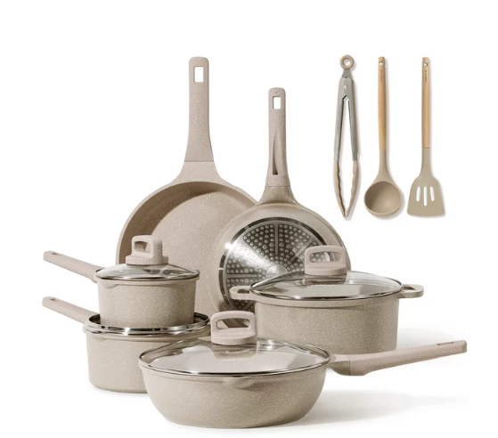 Equipa tu cocina con el juego Carote Nonstick. Con 4.7 estrellas basadas en 619 reseñas, este set de 13 piezas está disponible por $79.98. Ahorra $219.02 y cocina con estilo y eficiencia.

