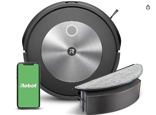 Lleva la limpieza de tu hogar al siguiente nivel con el iRobot Roomba Combo J5 de Amazon. Esta innovadora aspiradora 2 en 1 no solo elimina la suciedad, sino que también ofrece la opción de trapear. Con un 50% de descuento, por solo US$299.00, disfruta de la comodidad de un hogar impecable con tecnología avanzada.