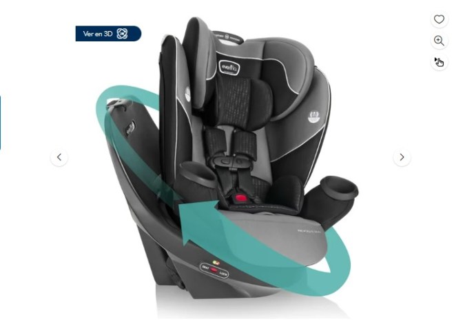 Obtén el Evenflo Revolve360 a un precio especial de $299.00, antes $349.00. Ahorra $50.00 en esta oferta única que combina seguridad, versatilidad y estilo, con 4.7 estrellas basadas en la experiencia de 2266 padres satisfechos.