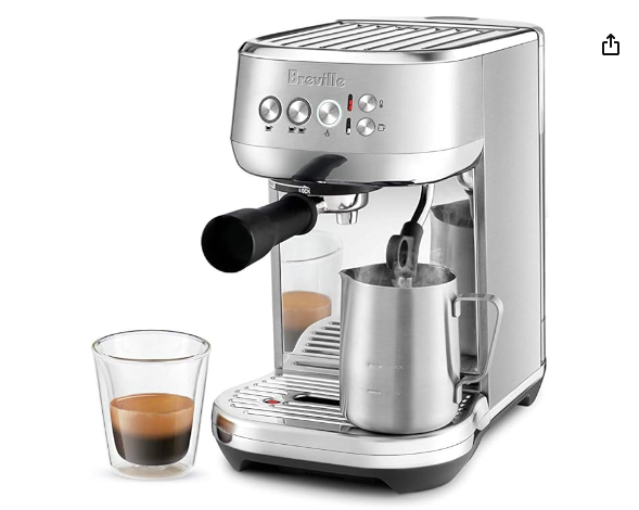 Espresso de Calidad en Casa: La Bambino Plus de Breville combina simplicidad y potencia. Con un diseño compacto, produce tragos de espresso ricos y consistentes, asegurando una experiencia de café excepcional en tu cocina.
