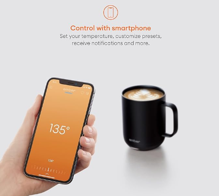 Ember Mug 2: La taza que transformará tu experiencia de bebida. Detecta automáticamente tus líquidos, se calienta a tu elección y es fácil de limpiar. Aprovecha el descuento irresistible, $26 de ahorro en Amazon.