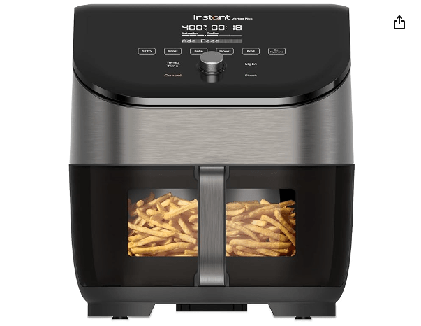 Aprovecha el descuento de la freidora grande.