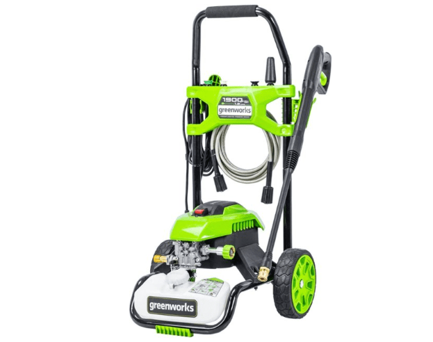 Lavadora de presión color verde disponible a un precio especial para hoy 08 de febreroen Best Buy