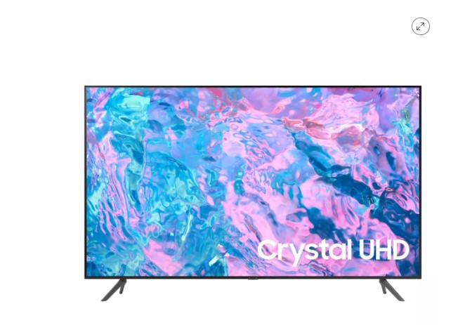 Sumérgete en el lujo visual con el Samsung 65" Class CU7000. Este Smart TV 4K, con 1241 reseñas y 4.4 estrellas, te brinda una experiencia cinematográfica en casa. Obtén el tuyo por $399.99 (rebajado desde $479.99) y disfruta de un descuento del 17%. ¡Aprovecha esta oferta exclusiva al comprar en línea hoy!