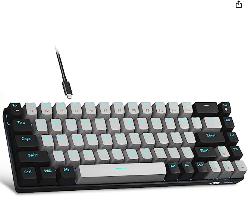 El teclado portátil MageGee MK-Box redefine la movilidad y la productividad. Con interruptores azules para una respuesta táctil precisa, este compacto teclado mecánico de 68 teclas es ideal para juegos y tareas de oficina. ¡Consíguelo ahora en Amazon por solo $29.99!