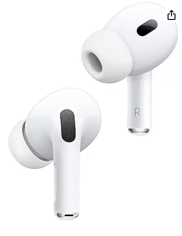 Actualiza tu audio. Los AirPods Pro de segunda generación son la pareja perfecta para tu Apple Vision Pro. Con su audio adaptativo y modos de Transparencia y Cancelación de ruido, disfrutarás de una calidad de sonido incomparable.