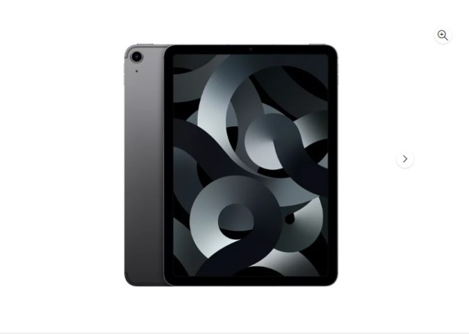 Experimenta la innovación con el iPad Air Apple 2022. Con una pantalla de 10,9 pulgadas y 64 GB de almacenamiento, este dispositivo se destaca con una calificación de 4,7 estrellas en base a 450 reseñas. Descubre un rendimiento excepcional, conectividad Wi-Fi y un diseño elegante en gris espacial. Ahorra $120.00 y lleva a casa este iPad de quinta generación por solo $449.00.