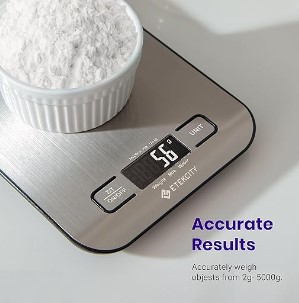 Potencia tu cocina con la báscula de alimentos Etekcity. Sus 4.6 estrellas y más de 140,000 calificaciones respaldan su calidad. Además, aprovecha la oferta relámpago y llévatela por solo $9.99 en lugar de $13.99. ¡Con diseño elegante y pilas incluidas, la báscula Etekcity ¡Es la elección inteligente para chefs y aficionados por igual!