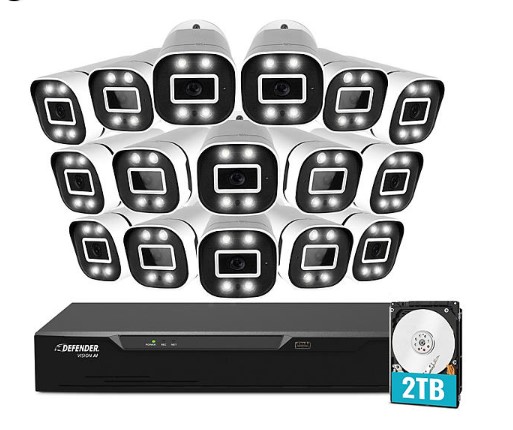 La seguridad de tu hogar es una prioridad con el Defender 4K Vision AI Smart Security System. Aprovecha el descuento de $199.09 y obtén un sistema completo con 16 cámaras de alta resolución. No esperes más para garantizar la protección de tu familia y propiedades.