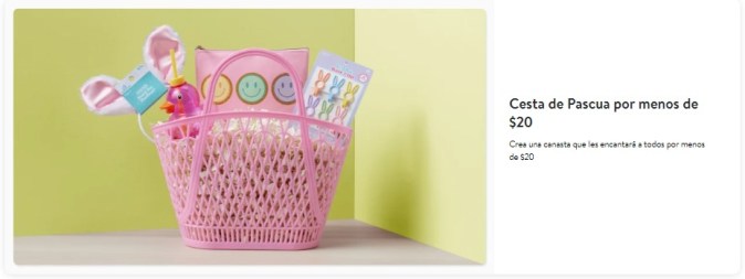 Dale vida a la tradición de Pascua con nuestra Cesta por menos de $20. Diseña una canasta llena de encanto y delicias para todos, con accesorios divertidos, golosinas irresistibles y sorpresas que harán que la celebración sea inolvidable. ¡Haz que esta Pascua sea especial sin salirte de tu presupuesto!