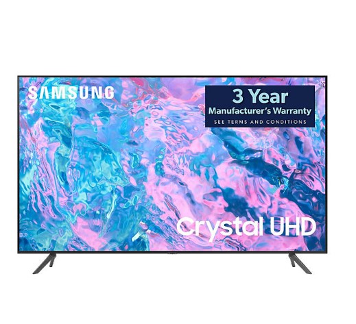 Experimenta la excelencia visual con el Samsung 65" Class CU7000-Series. Este televisor 4K Smart con HDR ofrece una calidad de imagen asombrosa. Ahorra $80.00 y lleva a casa una pieza central para tus momentos de entretenimiento. ¡No te pierdas esta oferta exclusiva en Sam's Club!