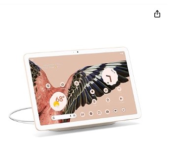 Haz una declaración de estilo en el Mes de la Mujer con la tableta Google Pixel en rosa/porcelana. Más que un dispositivo, es una experiencia con pantalla de 11 pulgadas, controles inteligentes para el hogar y una batería de larga duración. Celebra con este regalo único que ofrece 128 GB para tus momentos inolvidables.